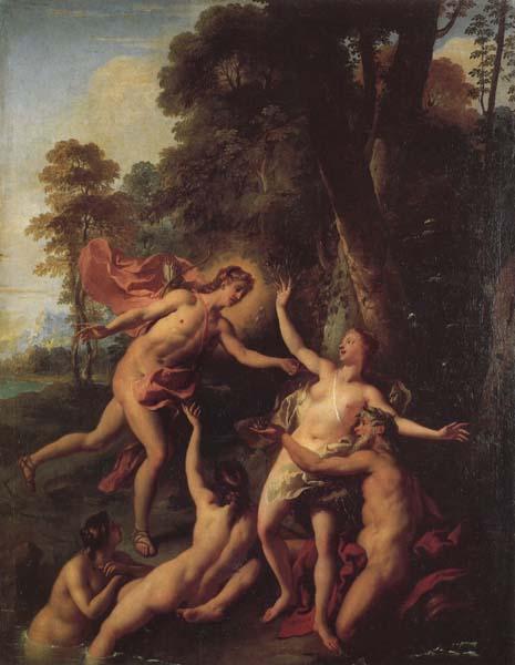 Jean-Francois De Troy Apollo and Daphne oil painting image